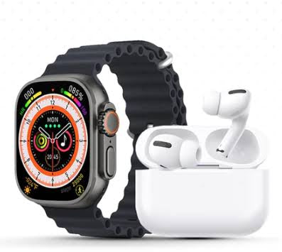 Smartwatch Ultra Pro + Airpods 2ª generación